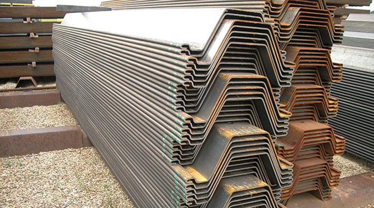 Supplying sheet pile